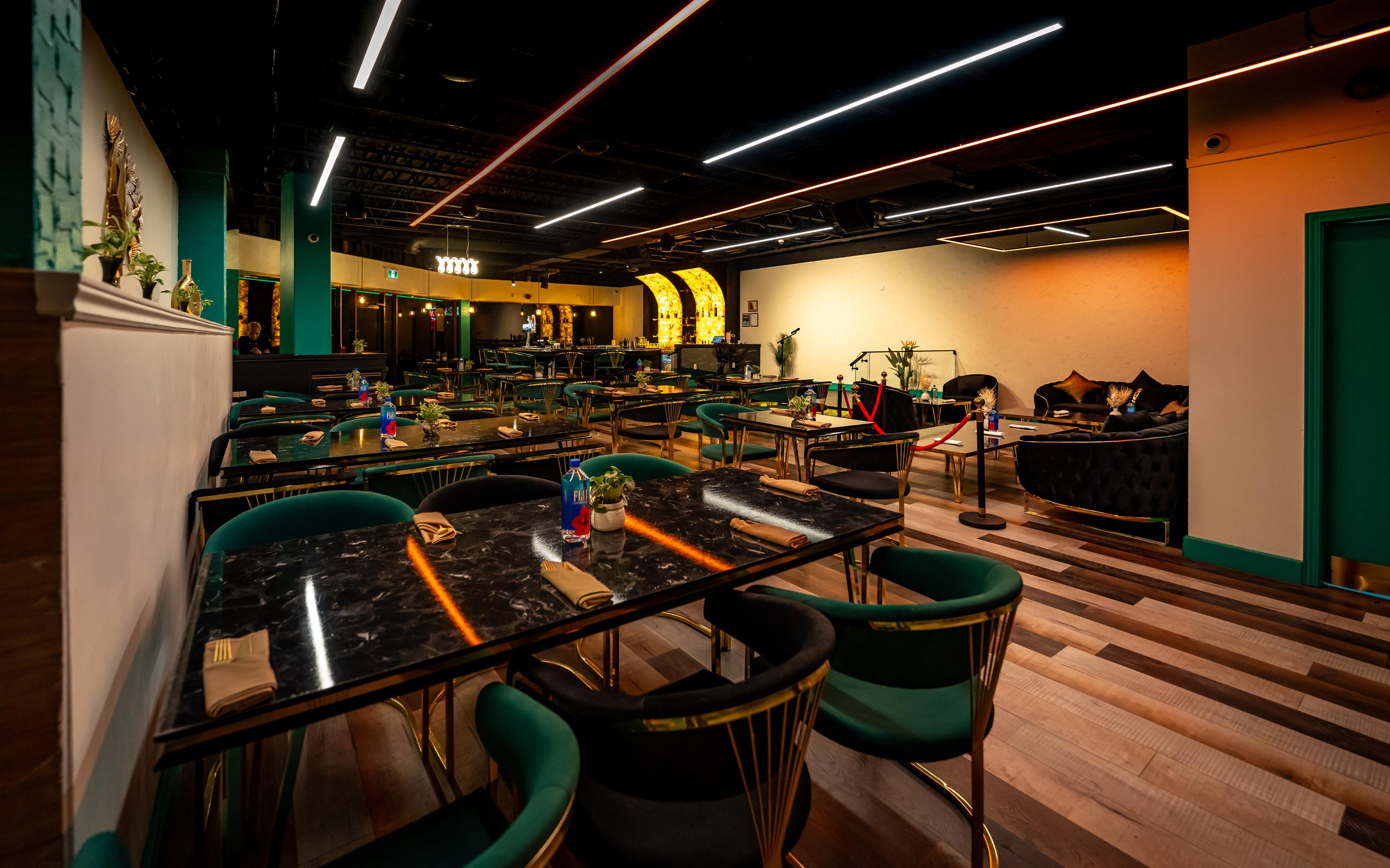 Dusk of Eden, the main bar and live-stage lounge at Il Forno